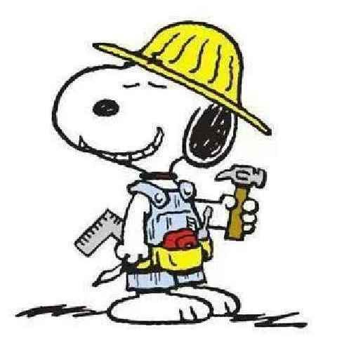 Construction Snoopy 